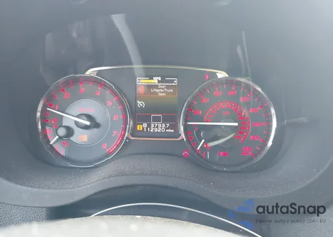 2017 Subaru Wrx Premium z USA, uszkodzony, nr VIN JF1VA1F65H9822858